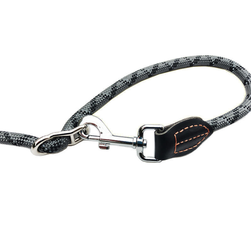 Adjustable length running dog leash