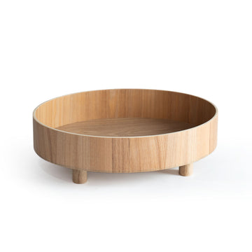 Durable wooden pet bed